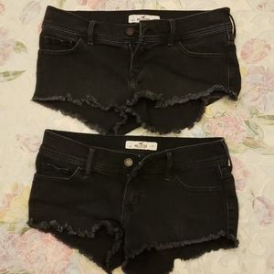 Black Hollister shorts